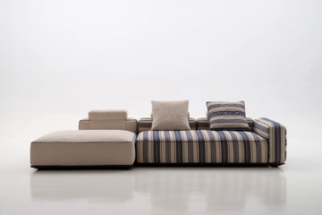 HYBRID - Sectional fabric garden sofa by B&B Italia Outdoor - view 3